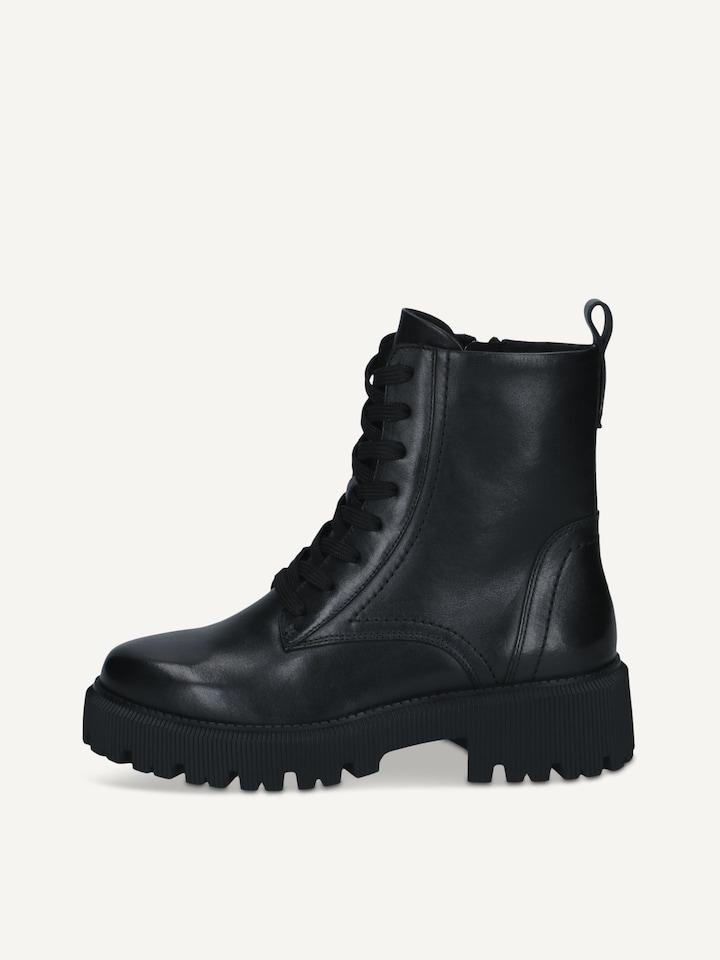 Caprice, Leather Bootie - black BLACK NAPPA