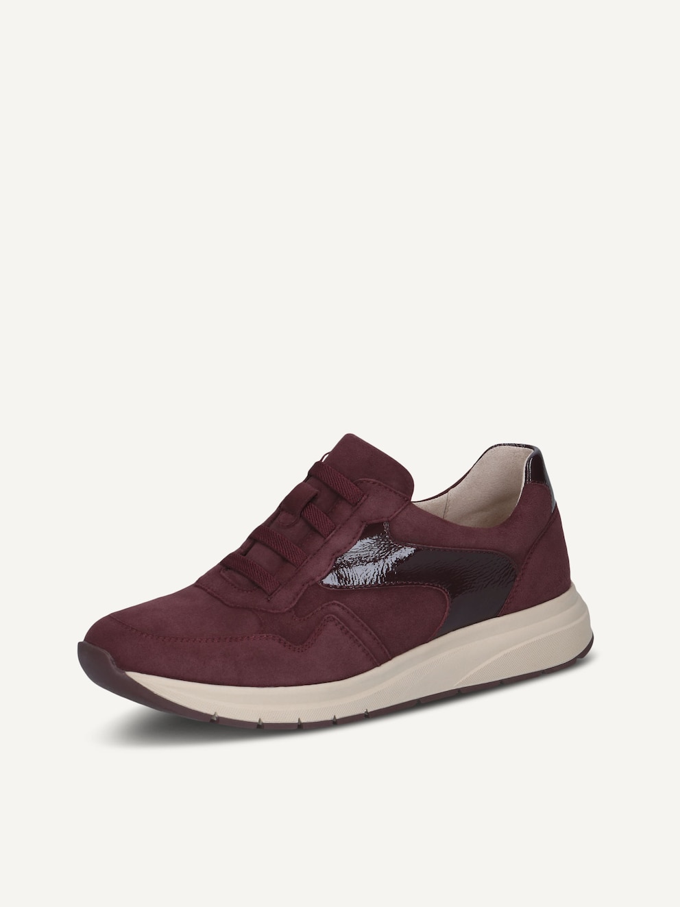 Caprice, Ledersneaker - rot BORDEAUX COMB, Bild 3 von 6