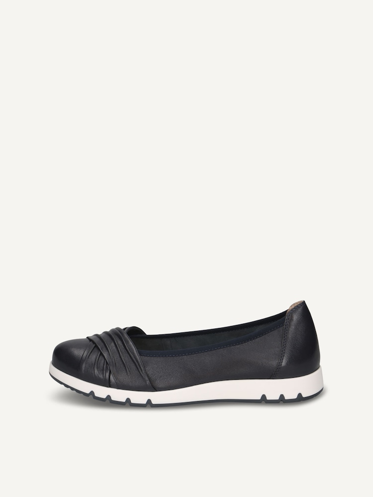 Caprice, Leather Ballerina - blue OCEAN NAPPA, image 3 of 6