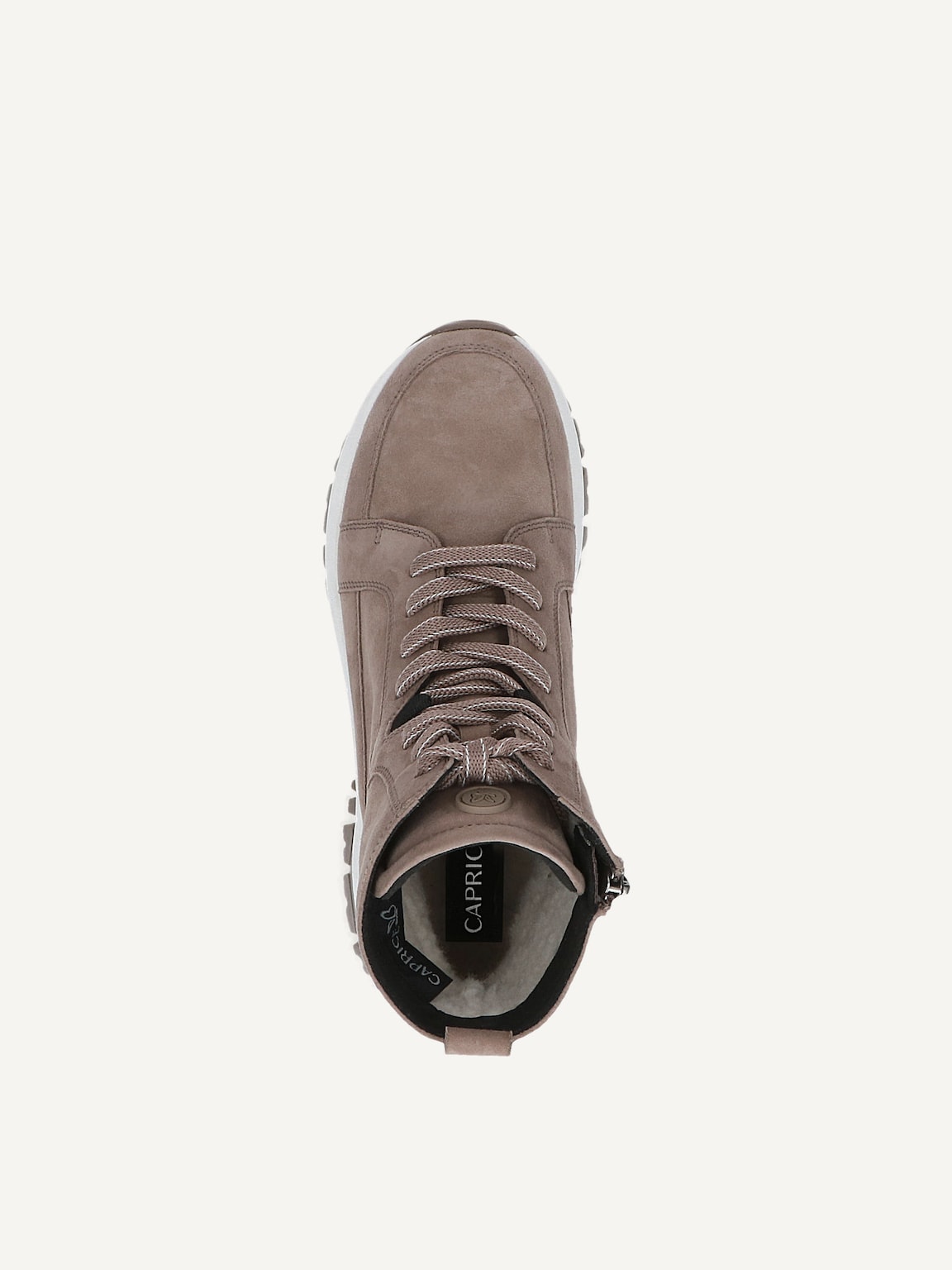 Caprice, Leather Bootie - brown warm lining MUD SUEDE, image 5 of 5