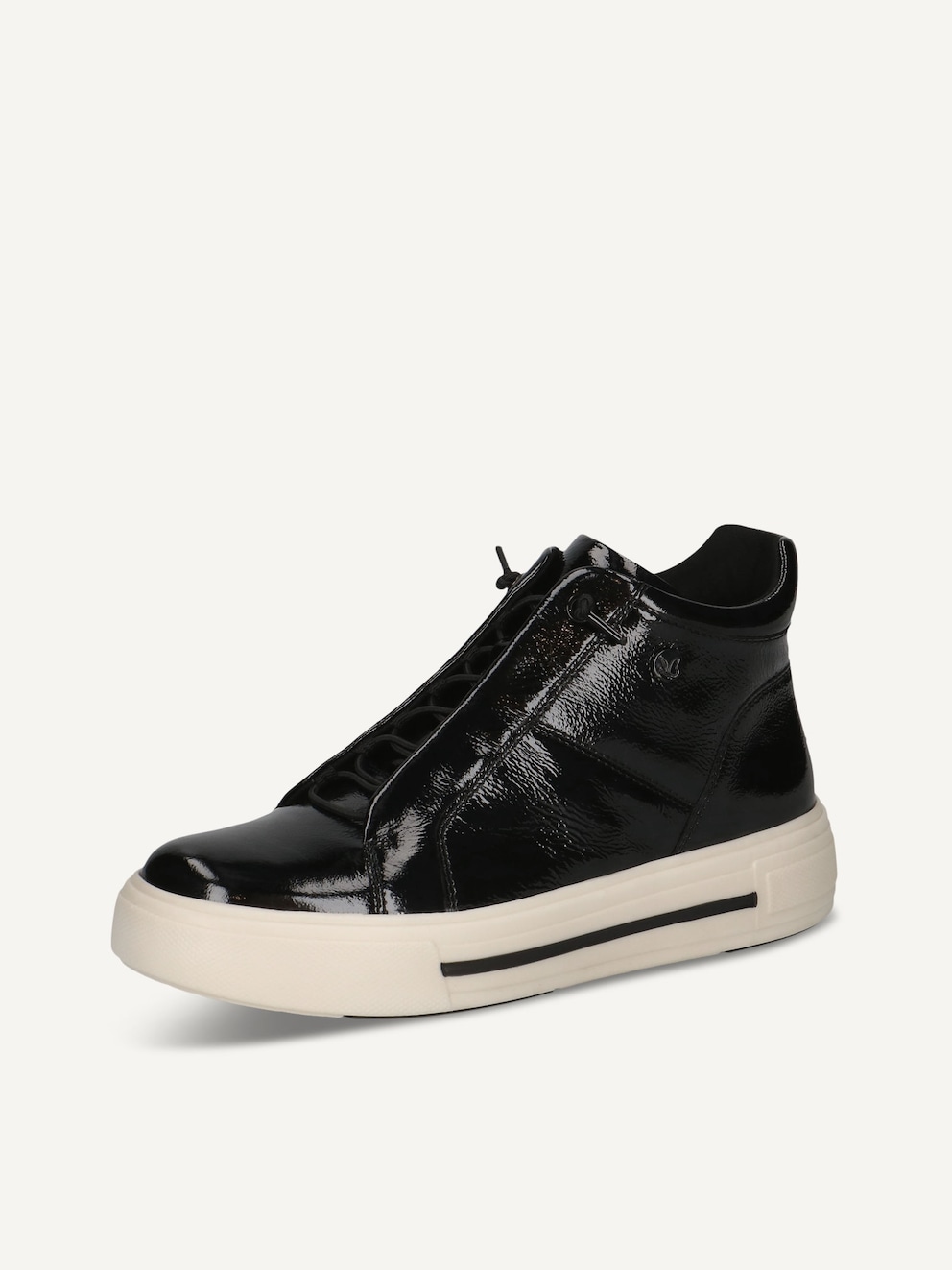 Caprice, Basket en cuir - noir BLACK NAPLAK, image 2 sur 5
