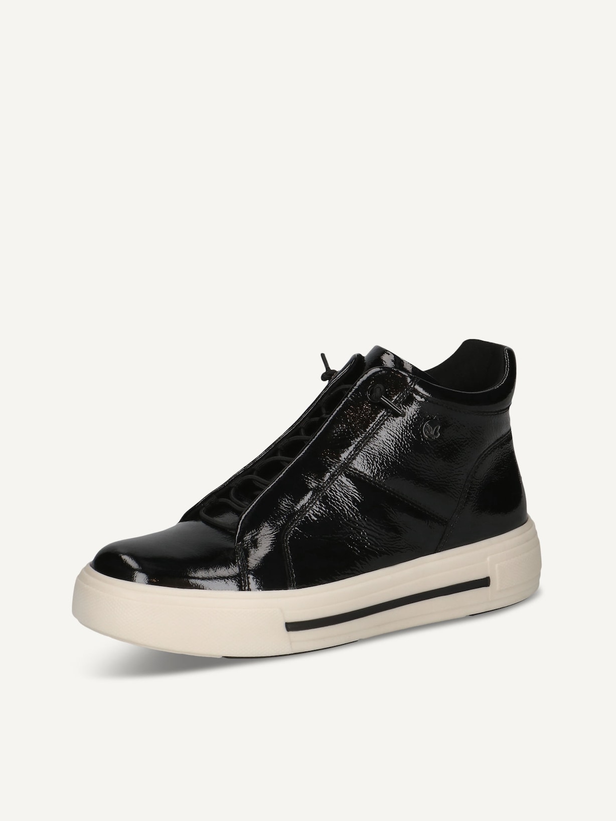 Caprice, Basket en cuir - noir BLACK NAPLAK, image 2 sur 5