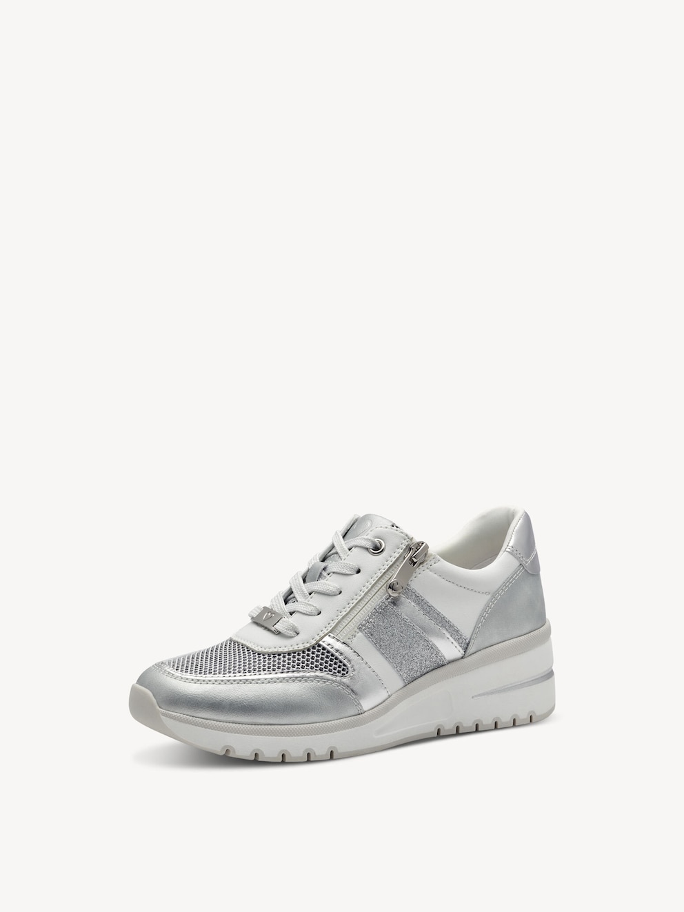 Marco Tozzi, Sneaker - bianco WHITE COMB, immagine 2 di 6