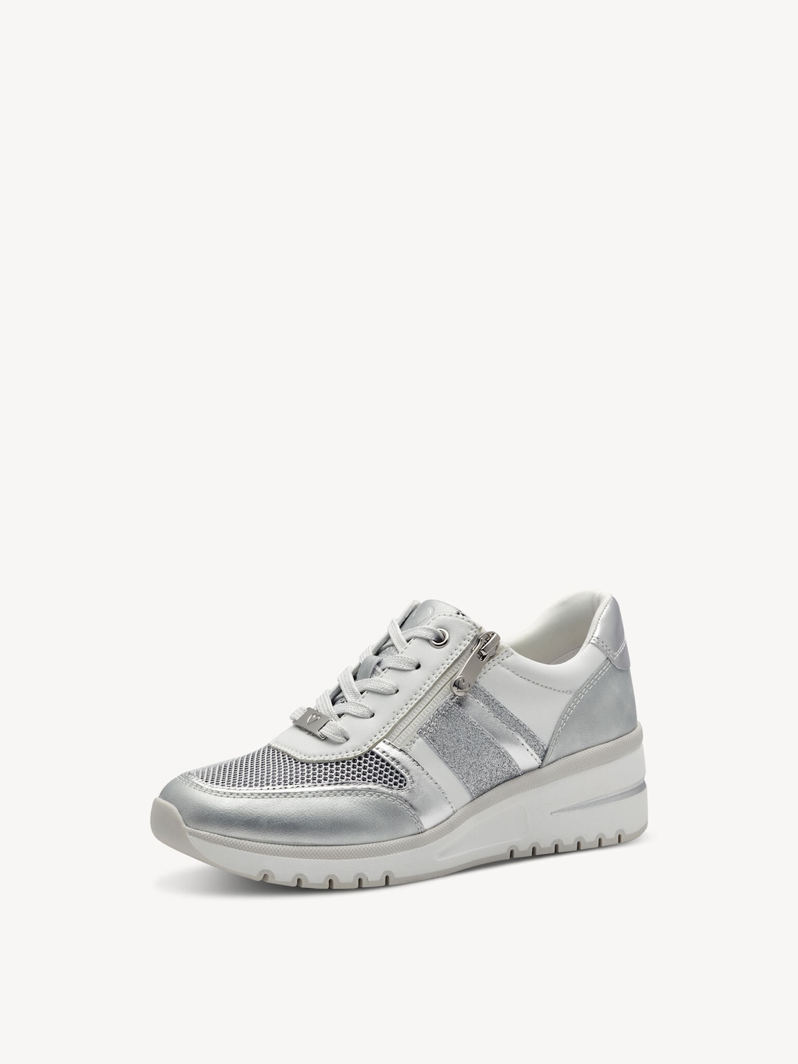 Marco Tozzi, Sneaker - bianco WHITE COMB, immagine 2 di 6