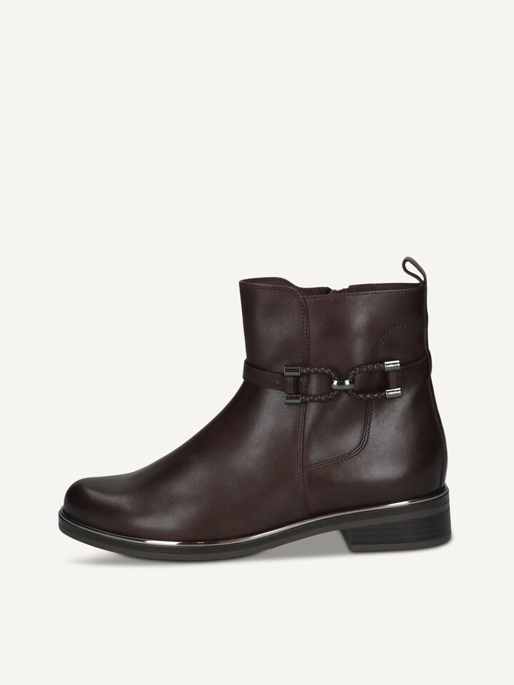 Caprice, Lederstiefelette - braun DK BROWN NAPPA