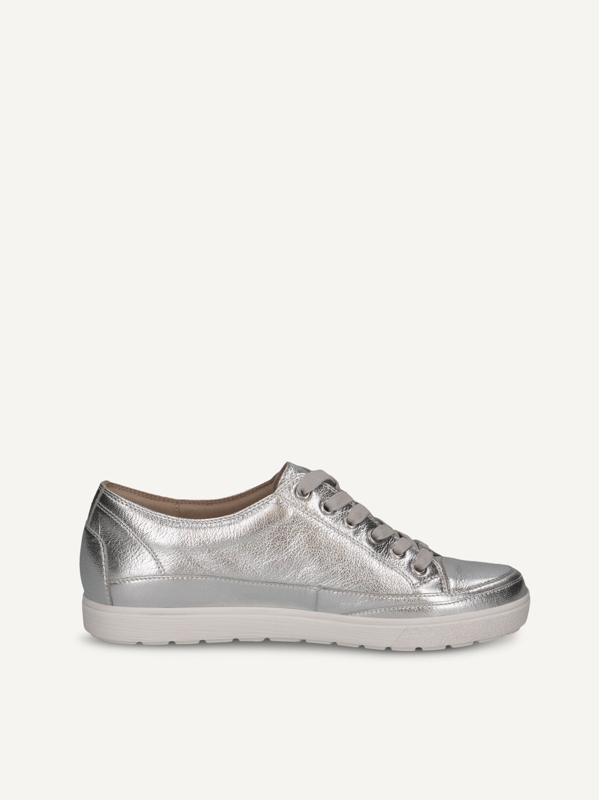 Caprice, Basket en cuir - argent SILVER METALL., image 3 sur 5