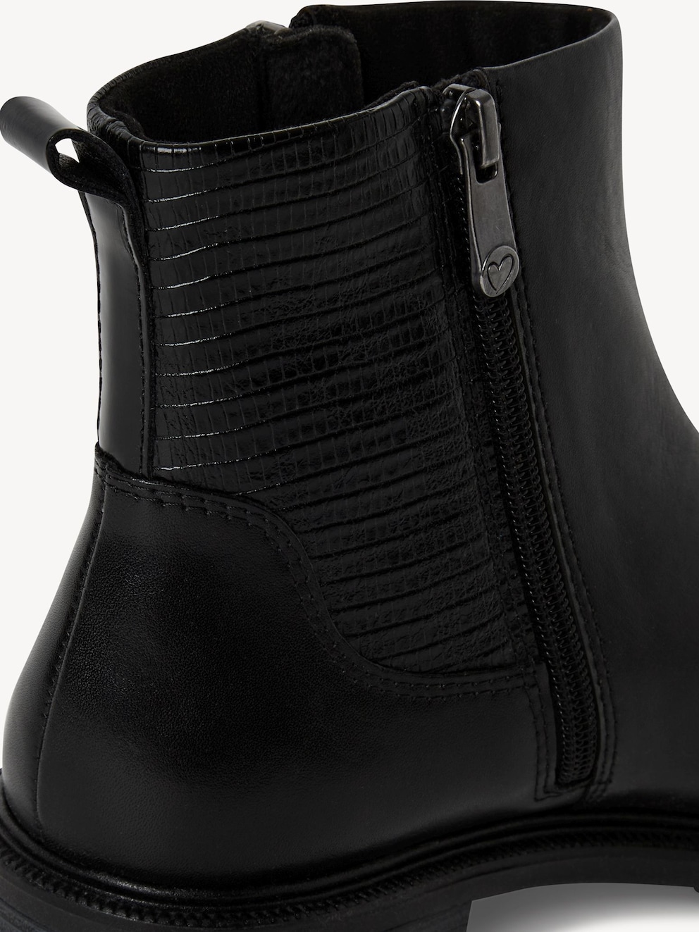 Marco Tozzi, Enkellaarsje - zwart BLACK COMB, afbeelding 4 van 6