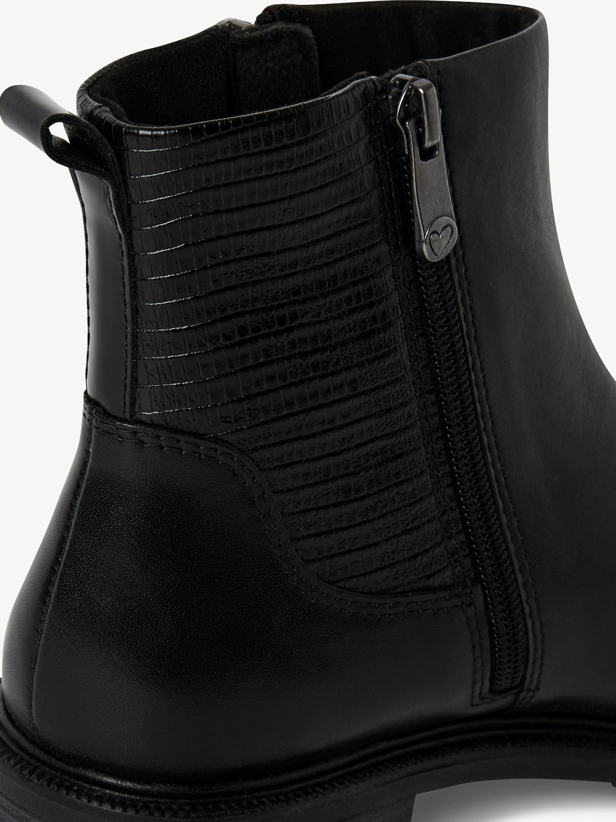 Marco Tozzi, Enkellaarsje - zwart BLACK COMB, afbeelding 4 van 6