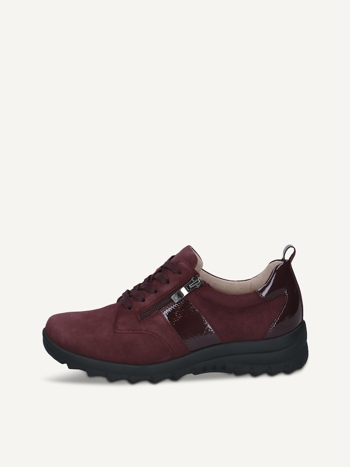 Caprice, Lederhalbschuh - rot BORDEAUX COMB