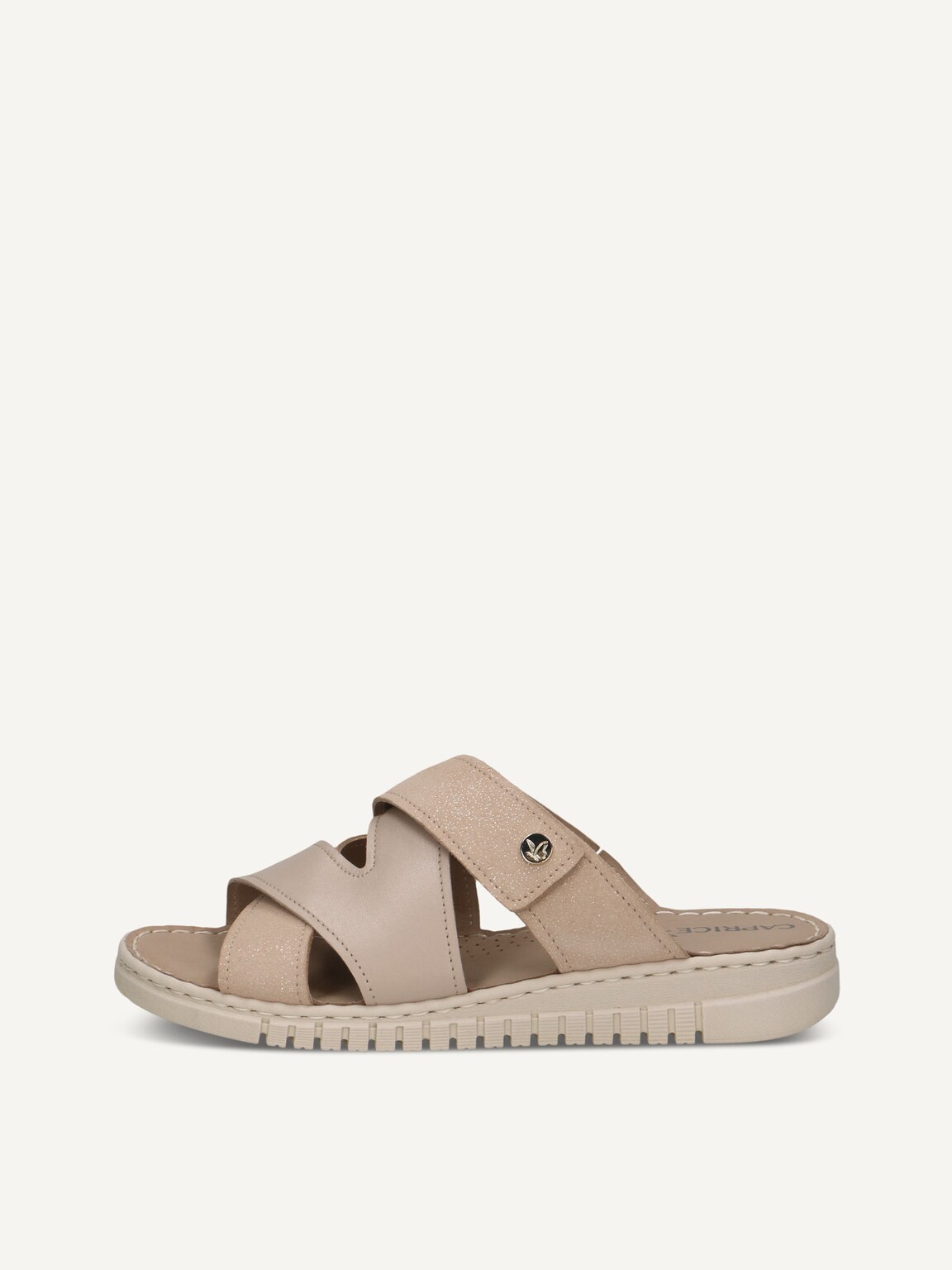 Caprice, Leather Mule - beige BEIGE PERL.COM, image 3 of 6