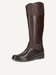 Selected, Caprice, Leather Boots - brown DK BROWN COMB