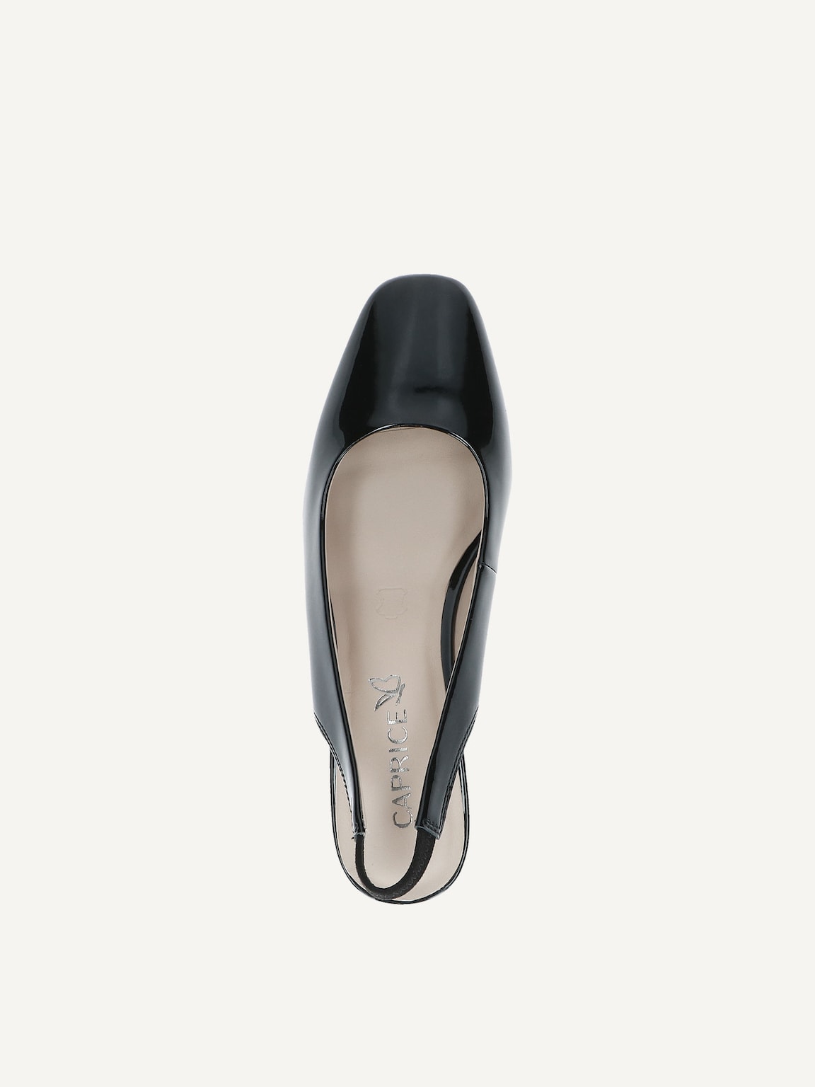 Caprice, Leather sling pumps - black BLACK PATENT, image 5 of 5