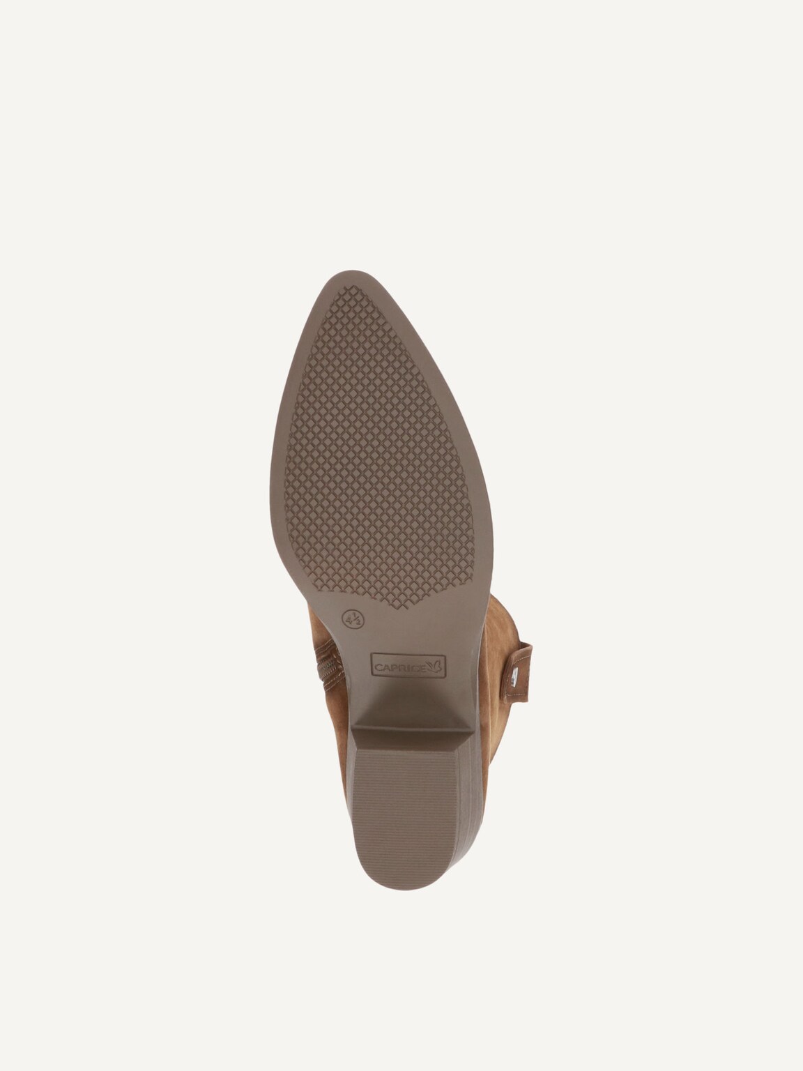 Caprice, Leather Bootie - khaki KHAKI SUEDE, image 4 of 5