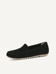 Selected, Caprice, Leather Moccasin - black BLK DEER SUEDE