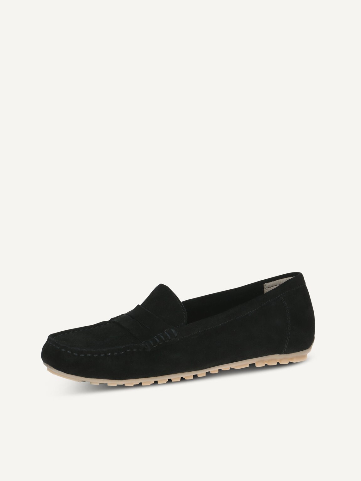 Caprice, Leather Moccasin - black BLK DEER SUEDE, image 1 of 4