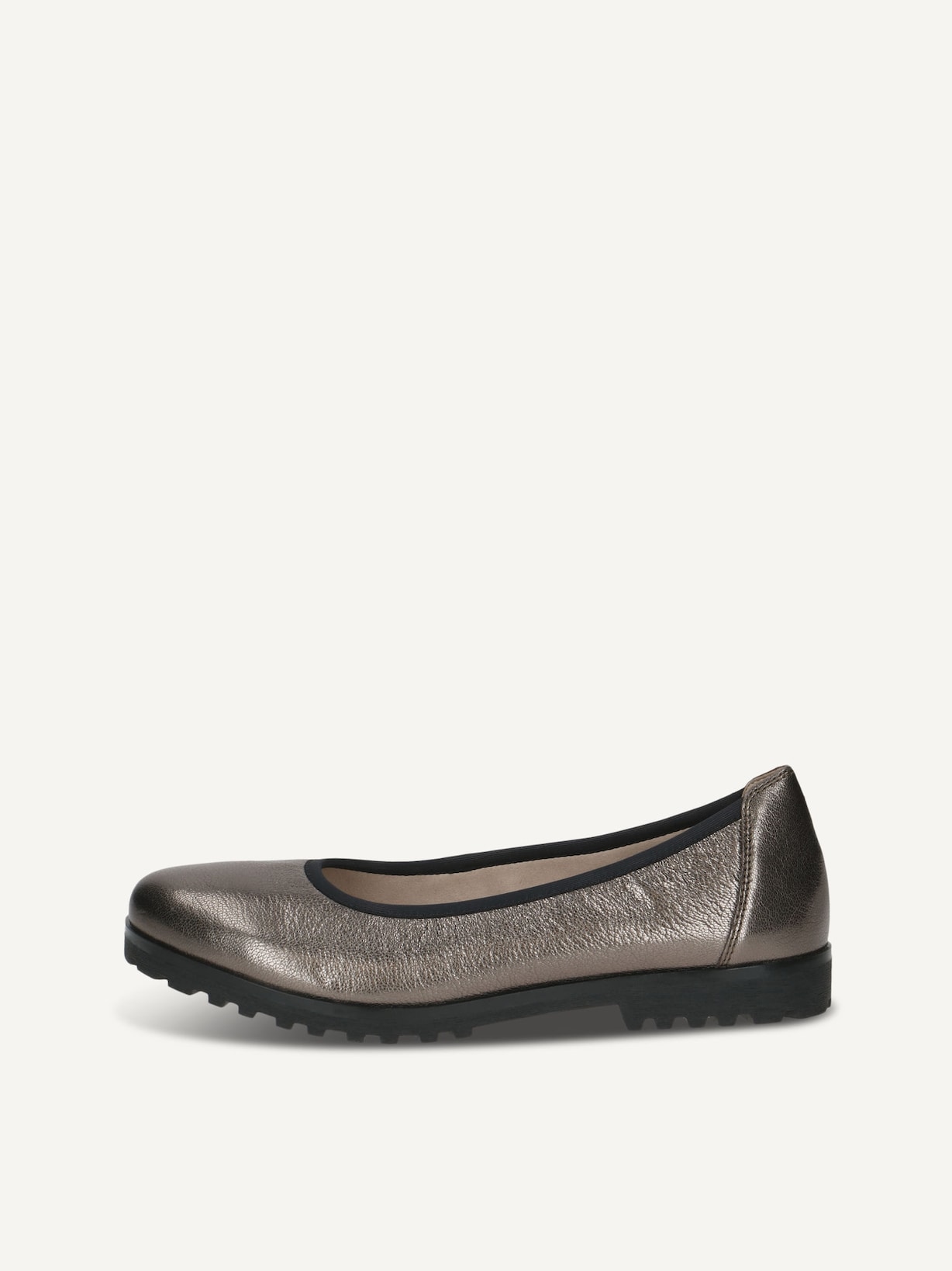 Caprice, Ballerine en cuir - métallique PIOMBO METAL, image 1 sur 5