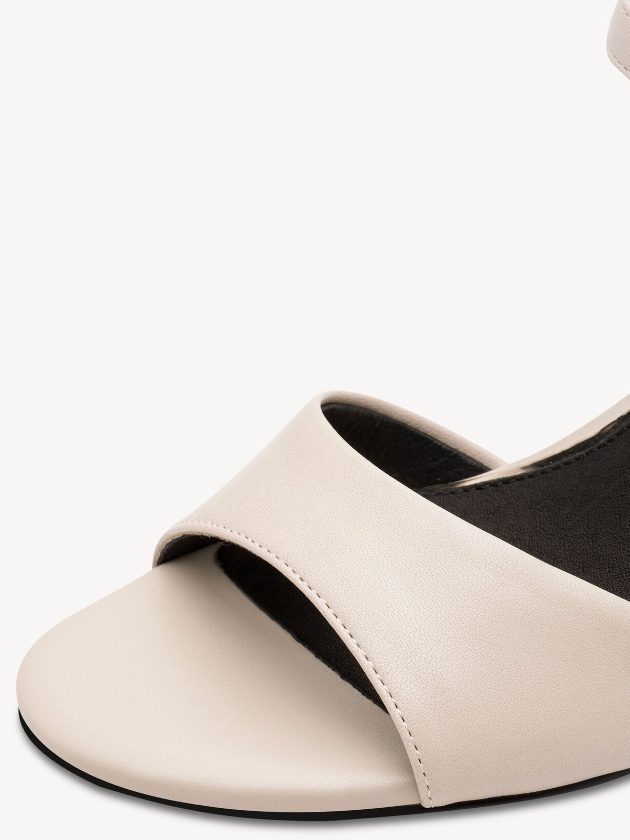Marco Tozzi, Leren Sandaaltje - beige CREAM, afbeelding 4 van 6