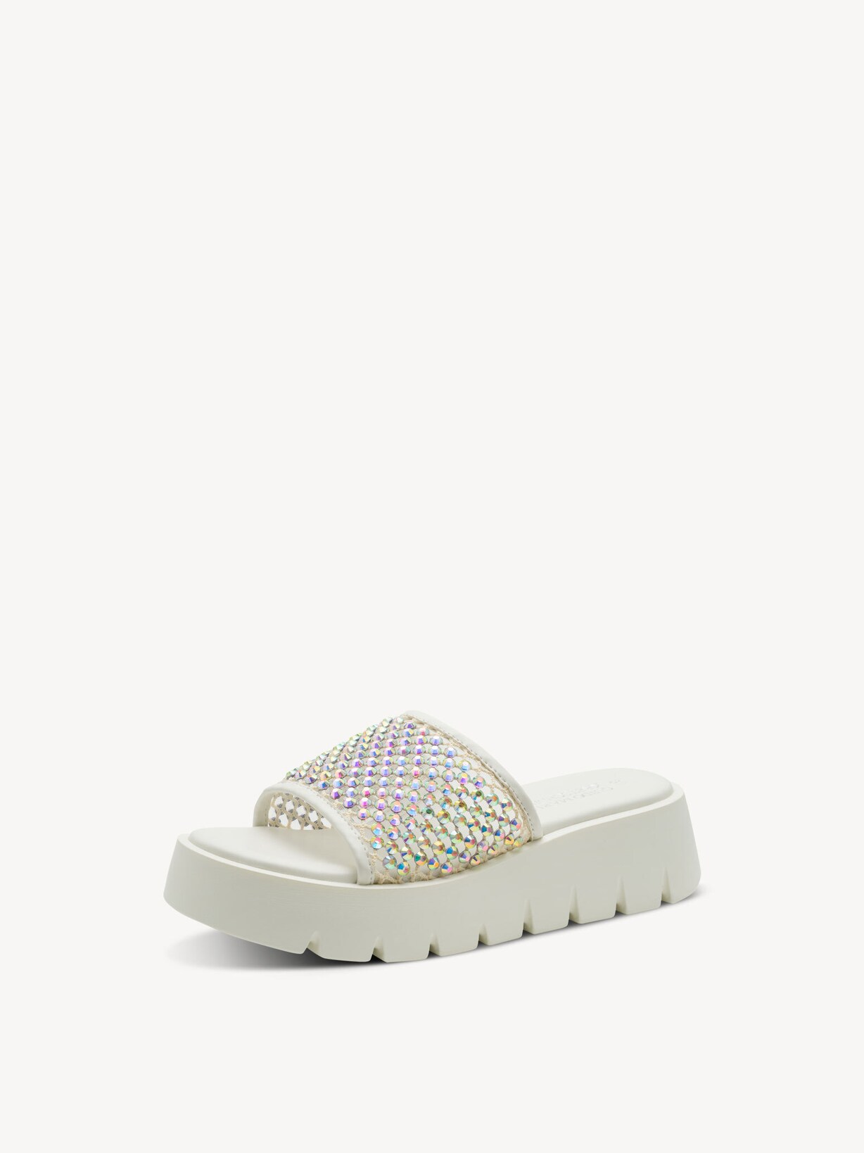 Marco Tozzi, Slipper - wit OFFWHITE, afbeelding 1 van 6