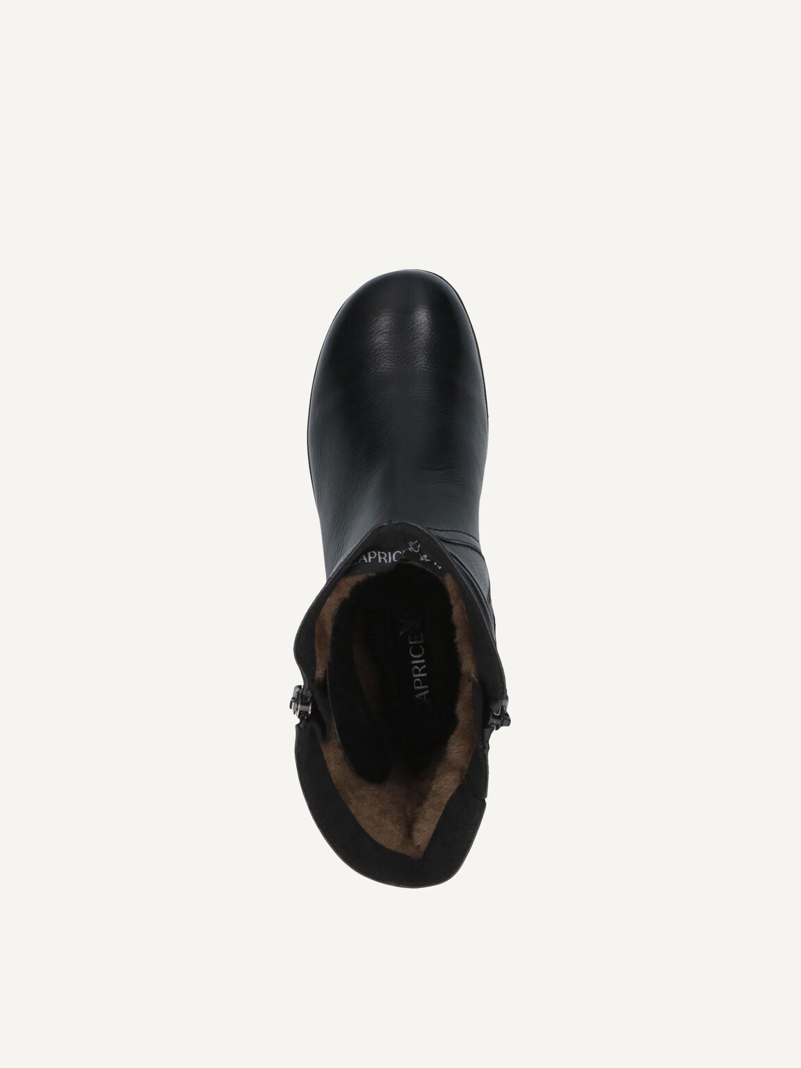 Caprice, Leather Bootie - black warm lining BLACK NAPPA, image 5 of 5