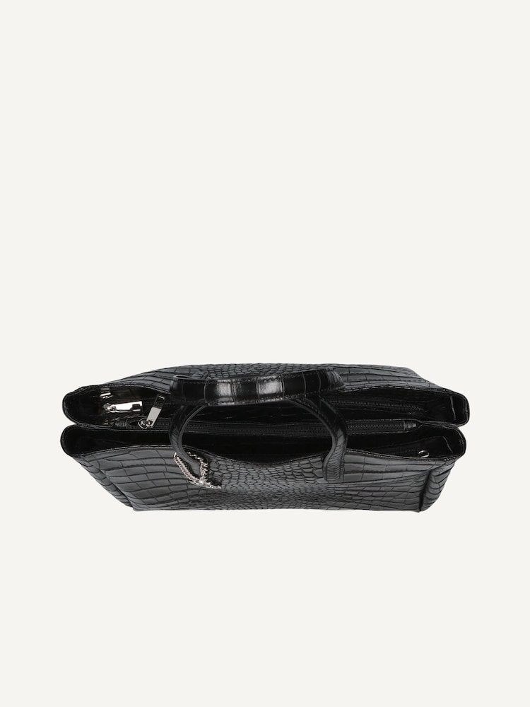 Caprice, Leather Handbag - black BLACK REPTILE, image 4 of 4