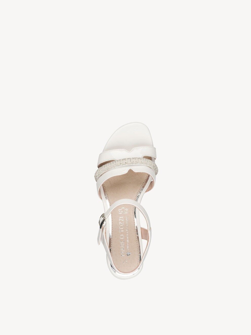 Marco Tozzi, Sandalo - beige IVORY PATENT, immagine 6 di 7