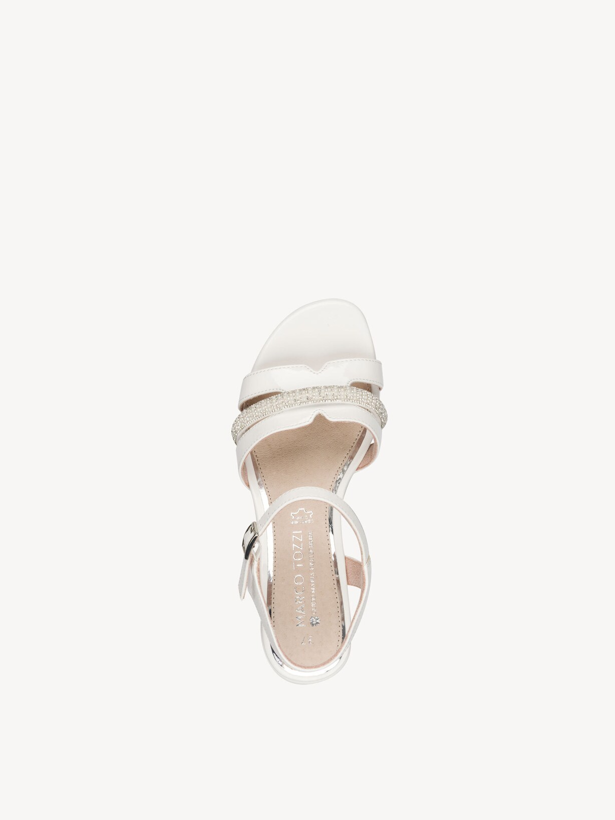 Marco Tozzi, Sandalo - beige IVORY PATENT, immagine 6 di 7
