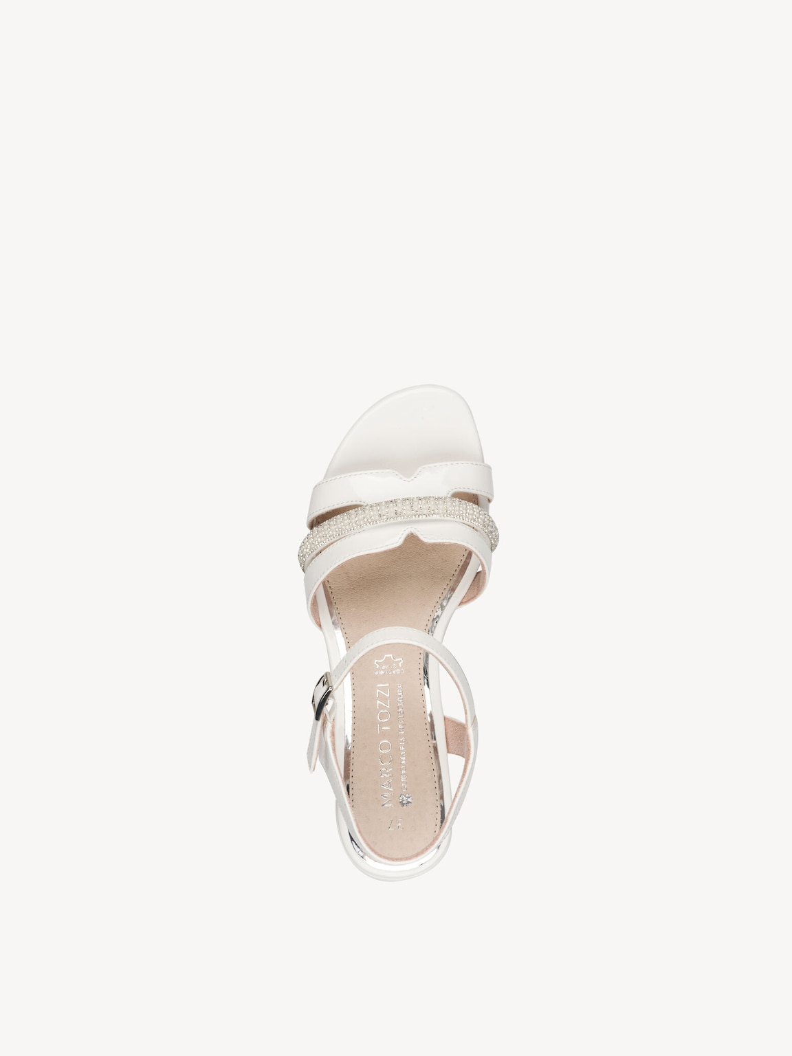 Marco Tozzi, Sandalo - beige IVORY PATENT, immagine 4 di 7