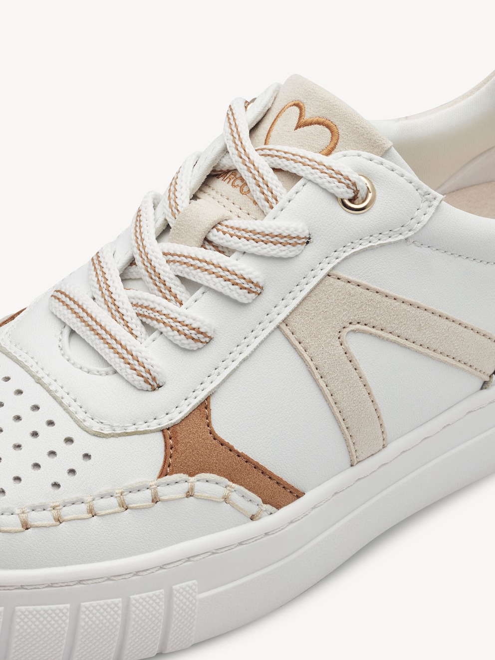 Marco Tozzi, Sneaker - weiß WHITE/DUNE, Bild 4 von 6
