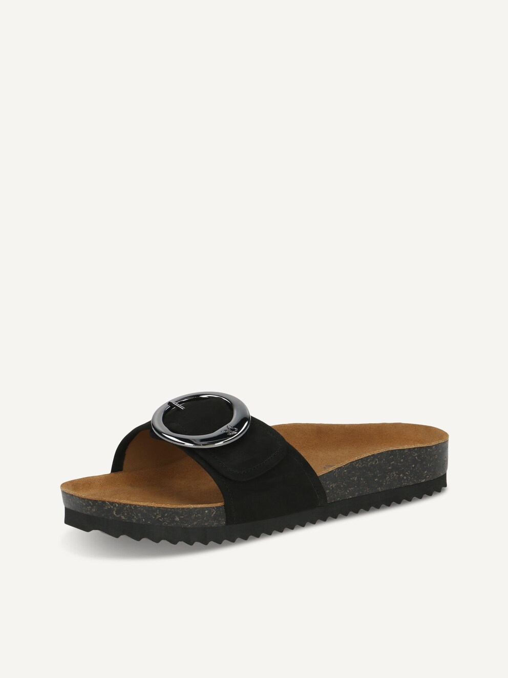 Caprice, Mule en cuir - noir BLACK NUBUC, image 2 sur 5