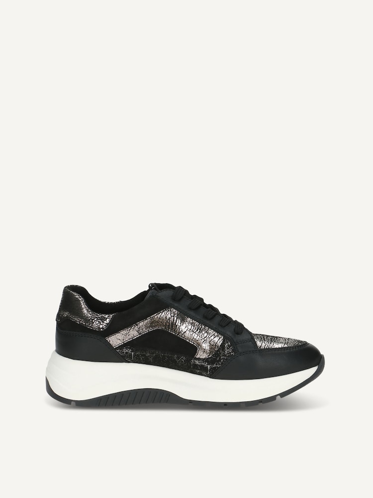 Caprice, Basket en cuir - noir BLACK COMB, image 3 sur 5