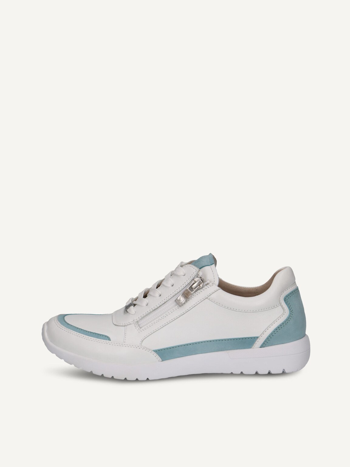 Caprice, Leather Low shoes - black WHITE/LT.BLUE, image 2 of 5