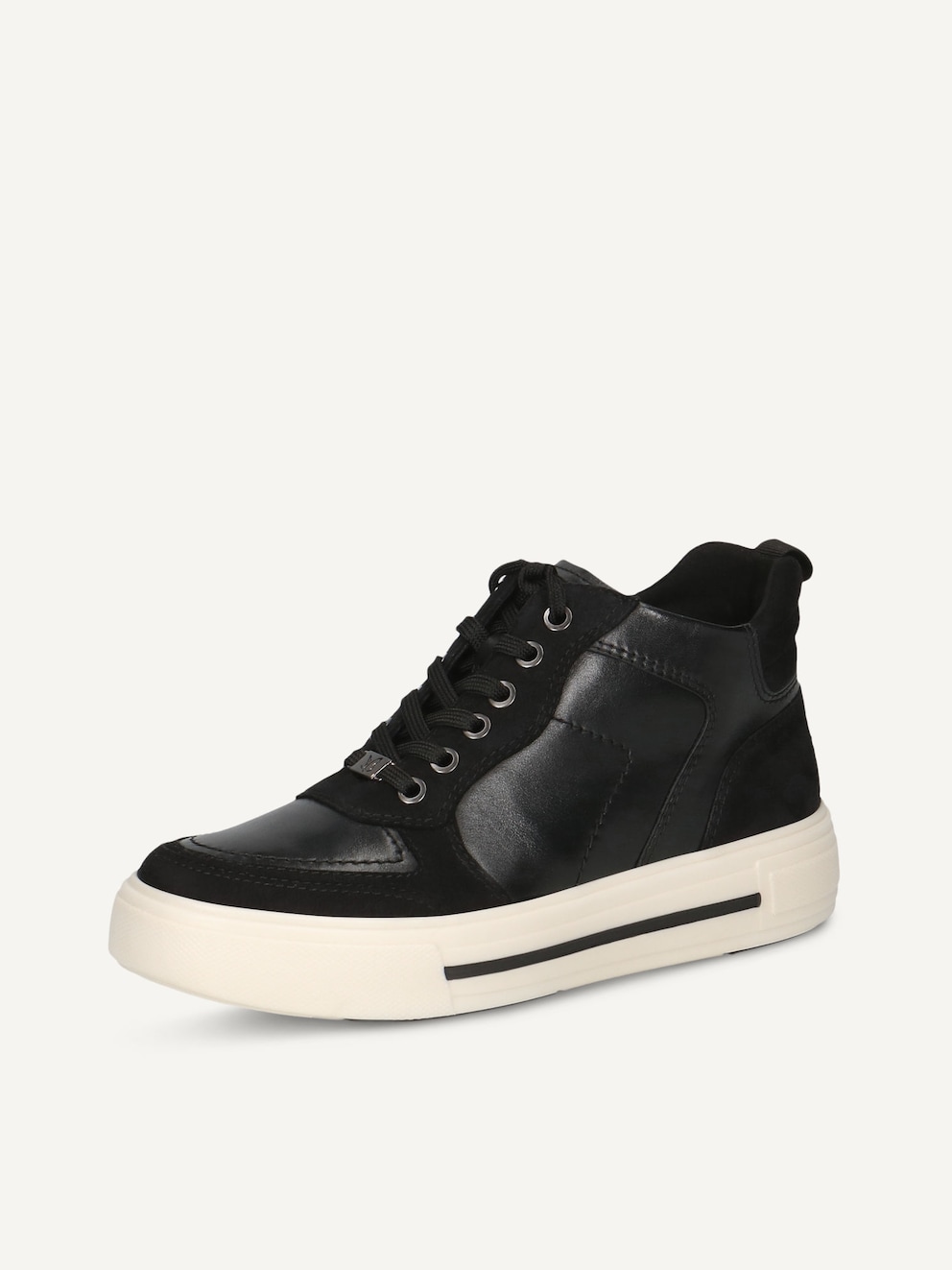 Caprice, Basket en cuir - noir BLACK COMB, image 2 sur 5