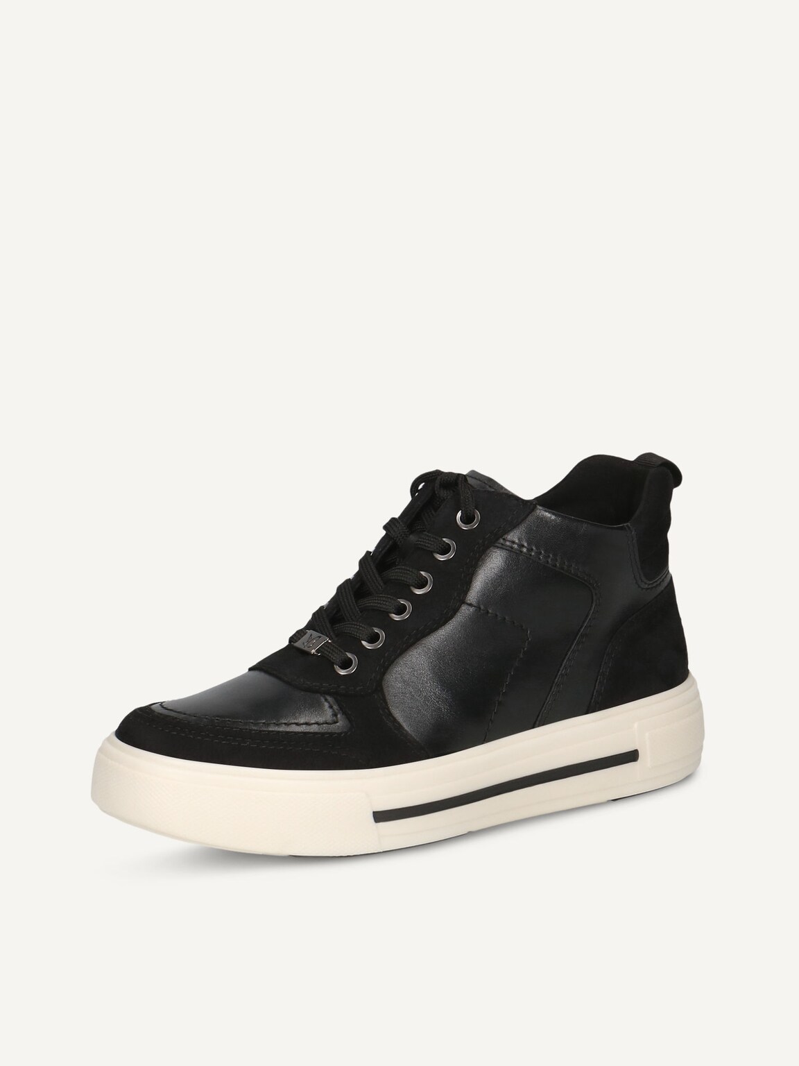 Caprice, Leather Sneaker - black BLACK COMB, image 1 of 5