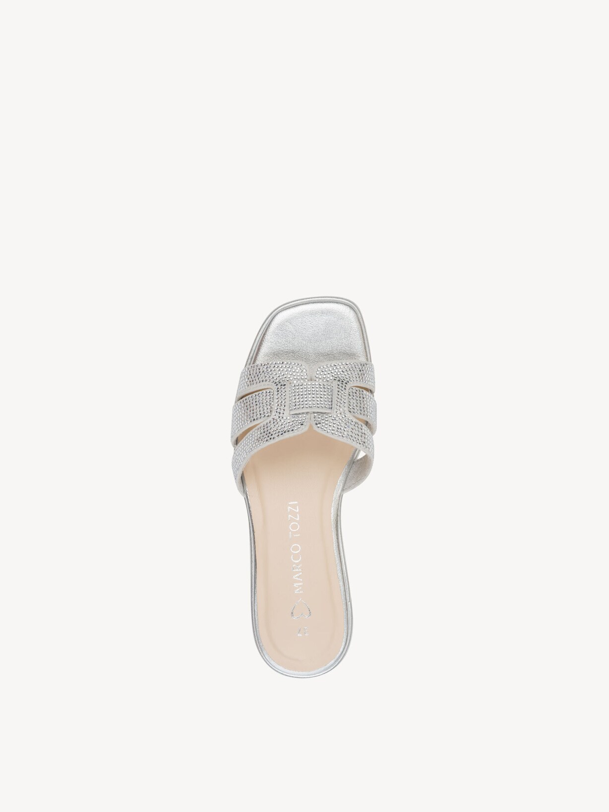 Marco Tozzi, Slipper - metallic SILVER, afbeelding 5 van 6