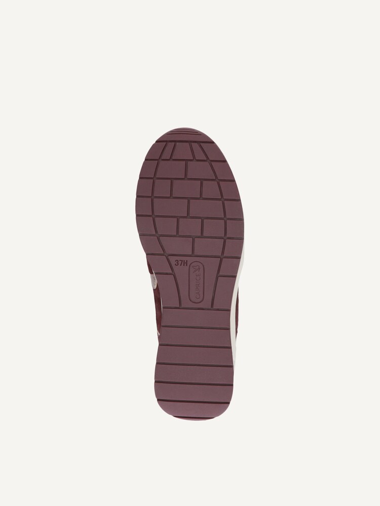 Caprice, Leather Sneaker - red BORDEAUX COMB, image 6 of 7