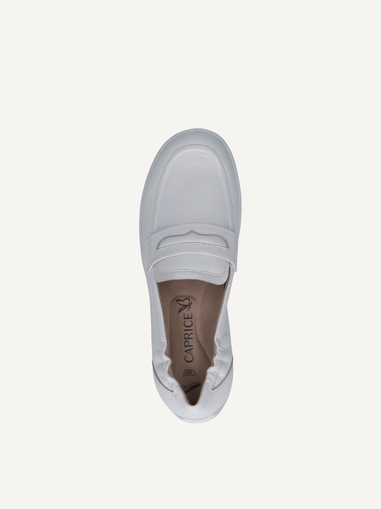 Caprice, Slipper en cuir - blanc WHITE NAPPA, image 4 sur 5