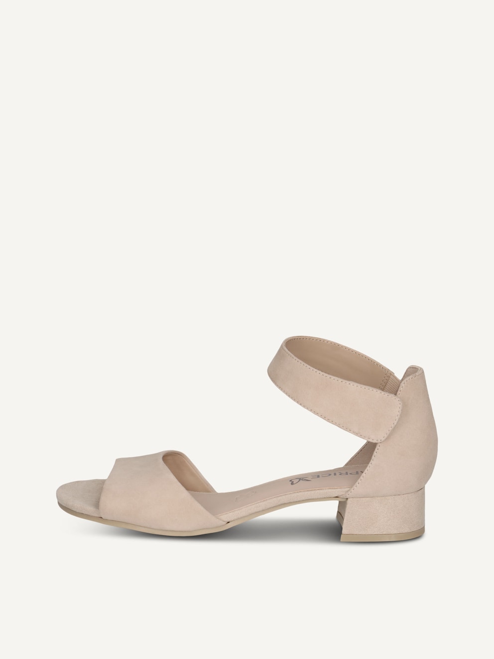 Caprice, Sandale à talon en cuir - beige BEIGE SUEDE, image 1 sur 5