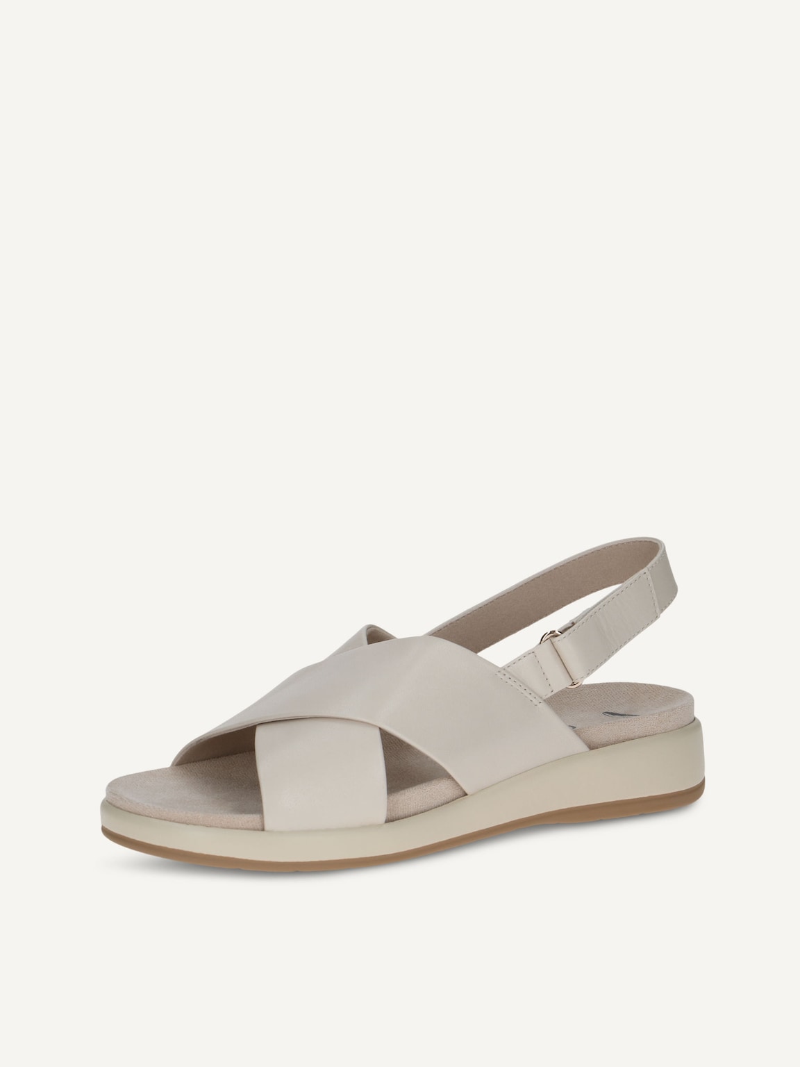 Caprice, Leather Sandal - beige CREAM PERLATO, image 1 of 6