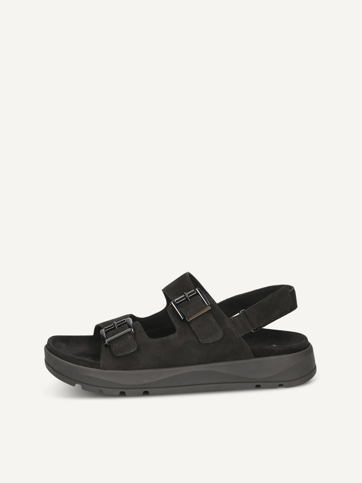 Caprice, Sandale en cuir - noir BLACK SUEDE, image 1 sur 5