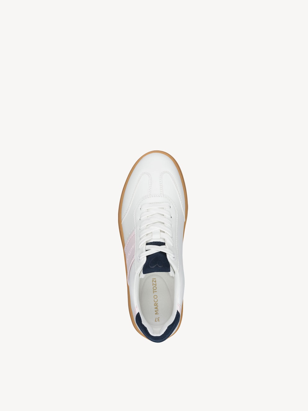 Marco Tozzi, Sneaker - weiß WHITE/SOFT PNK, Bild 6 von 7