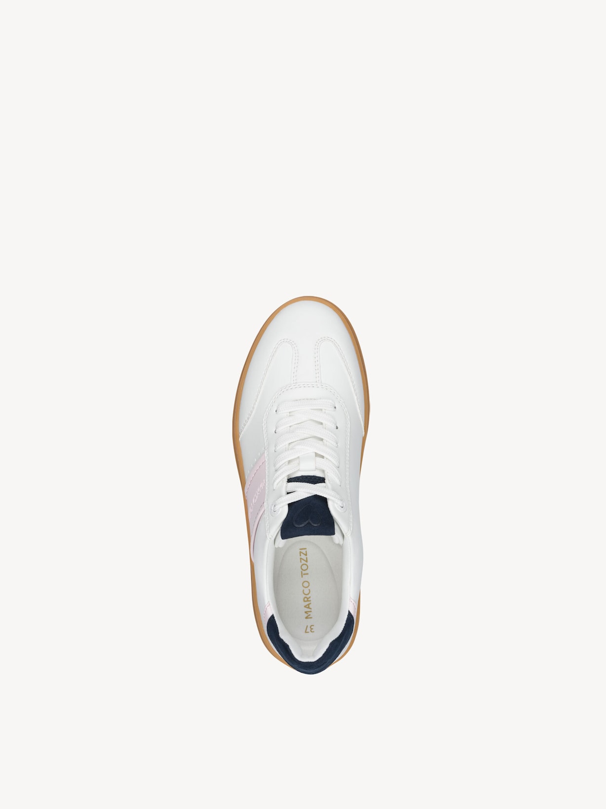 Marco Tozzi, Sneaker - weiß WHITE/SOFT PNK, Bild 6 von 7