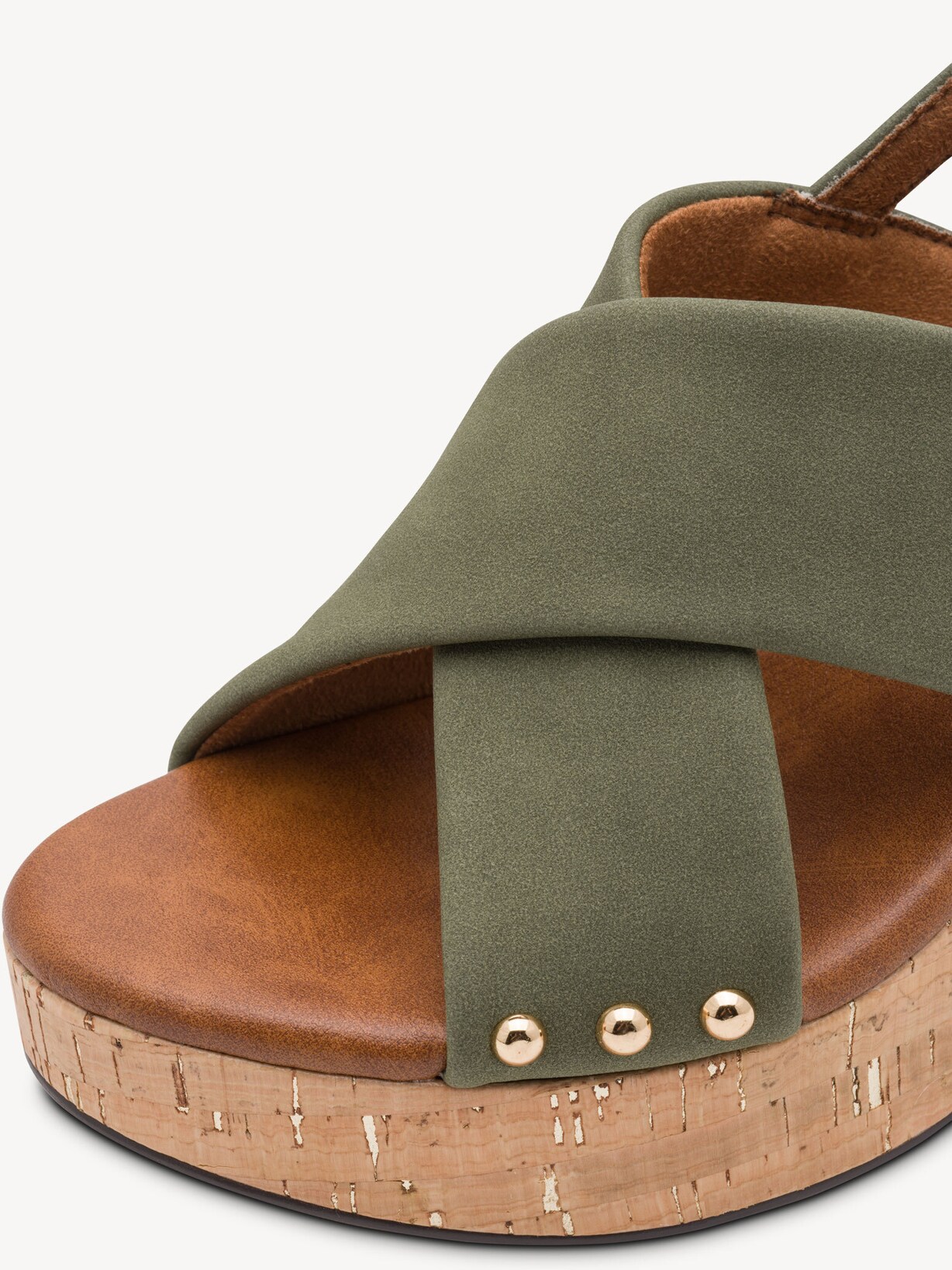 Marco Tozzi, Sandály - zelená OLIVE, obrázek 5 z 7