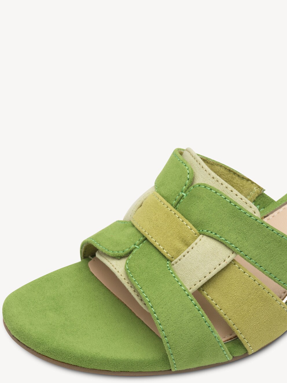 Marco Tozzi, Ciabatte - verde APPLE COMB, immagine 4 di 6