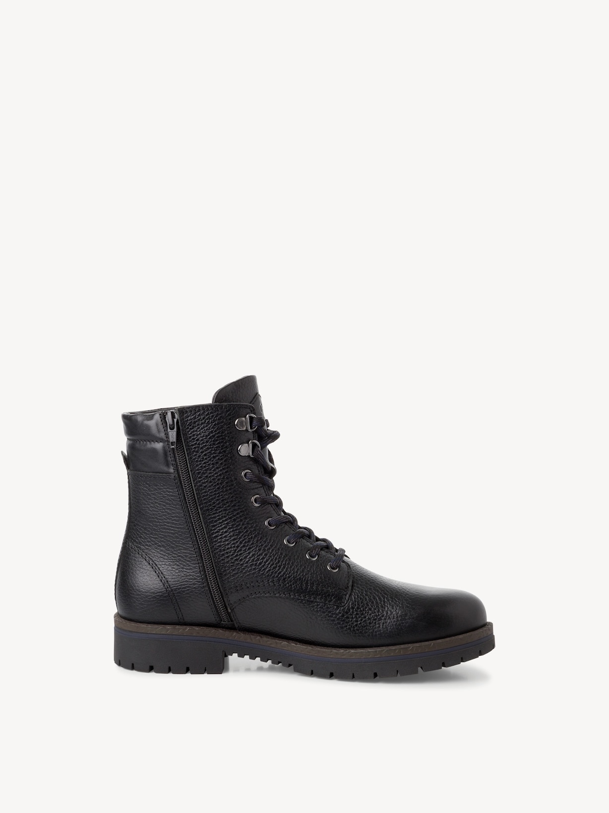 Marco Tozzi, Leren Enkellaarsje - zwart warme voering BLACK, afbeelding 6 van 6