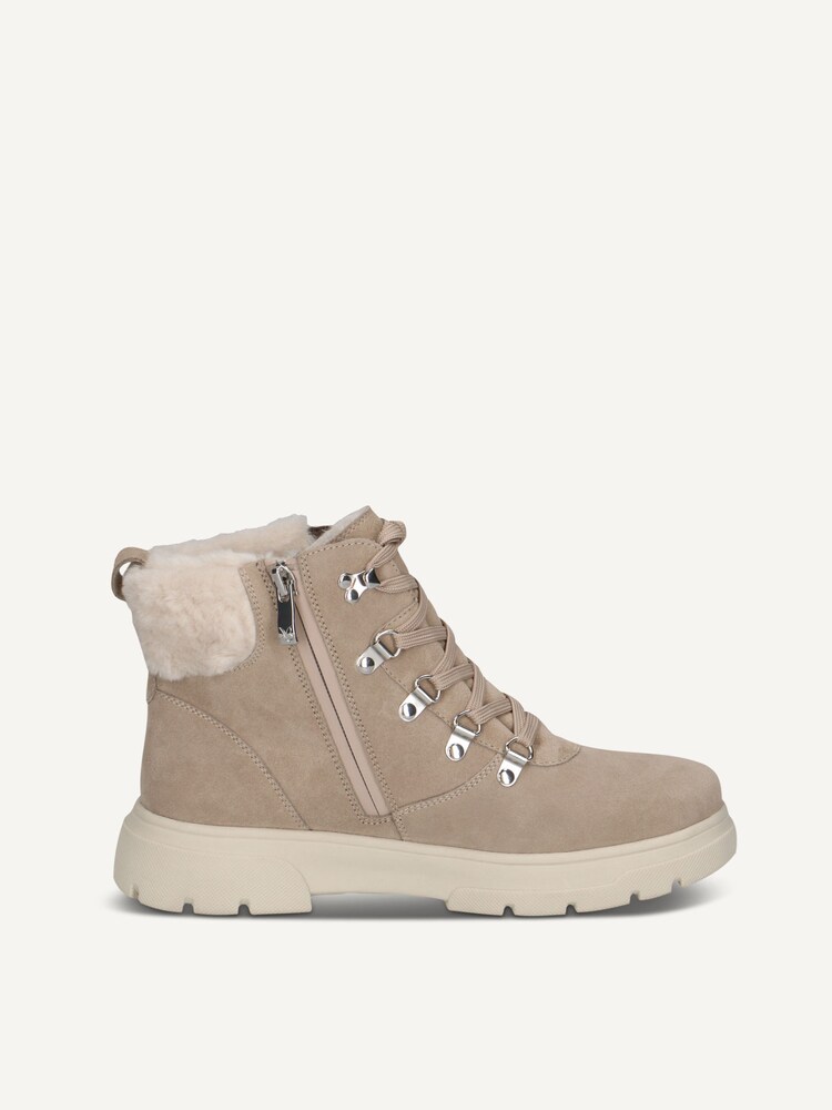 Caprice, Bootie - beige warm lining SAND SUEDE, image 3 of 5