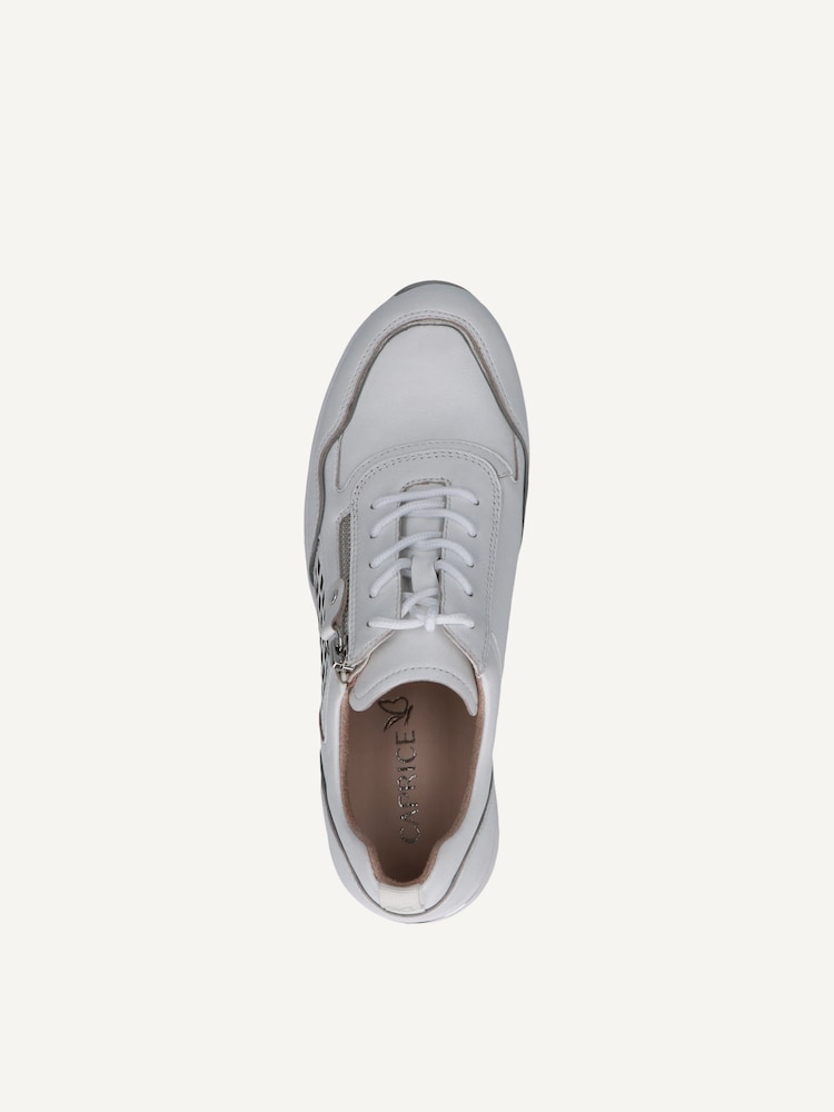 Caprice, Basket en cuir - blanc WHITE COMB, image 4 sur 5