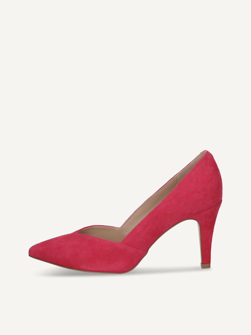 Caprice, Escarpin en cuir - rose vif PINK SUEDE, image 1 sur 5