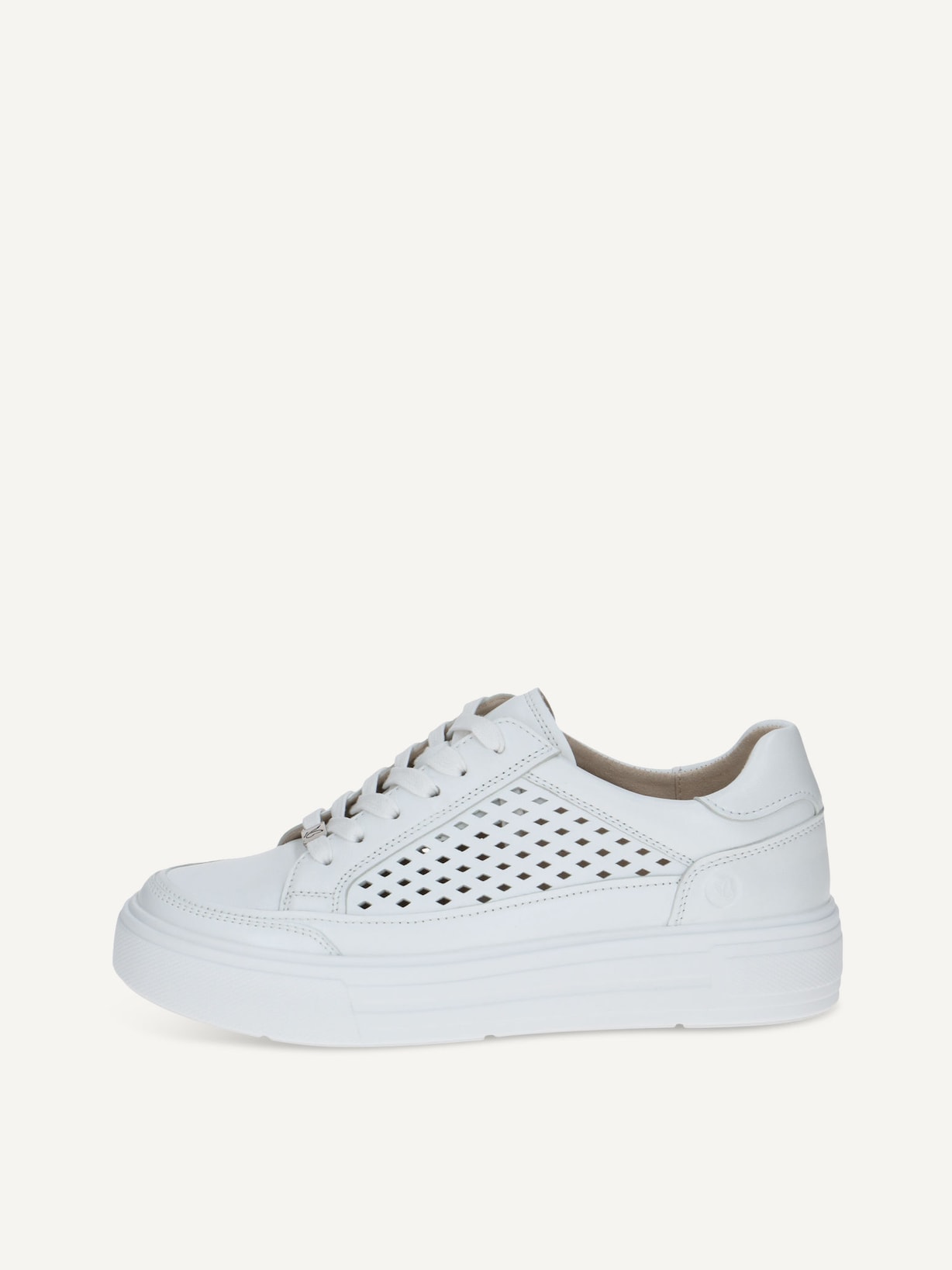 Caprice, Basket en cuir - blanc WHITE NAPPA, image 1 sur 5
