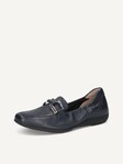 Not selected, Caprice, Leather Moccasin - blue OCEAN DEER