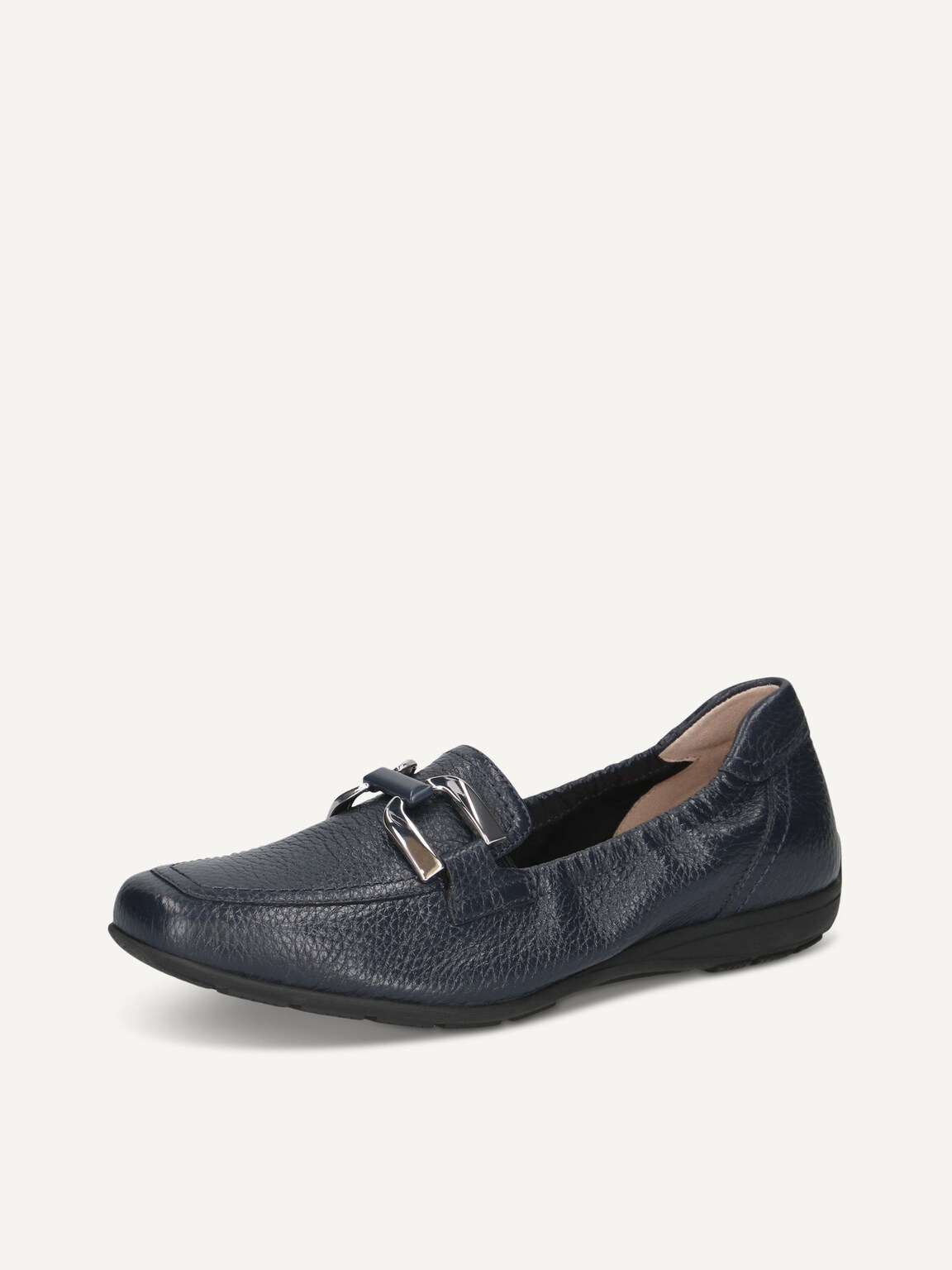 Caprice, Leather Moccasin - blue OCEAN DEER, image 1 of 6